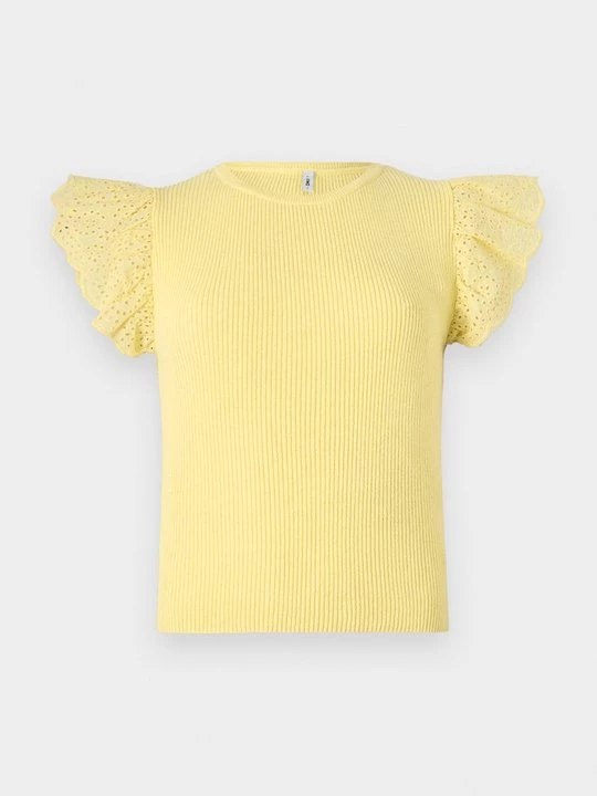 Foto van product T-shirt basic Only lichtgeel