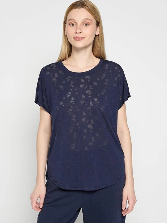 Foto van product T-shirt basic Only Play donkerblauw