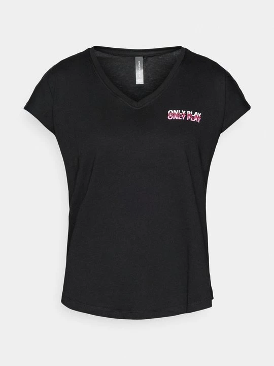 Foto van product T-shirt basic Only Play zwart