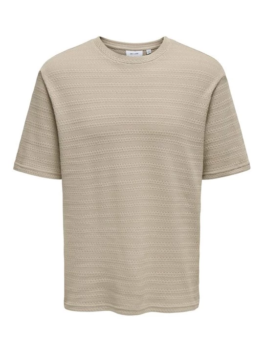 Foto van product T-shirt basic Only & Sons beżowy