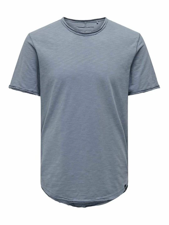 Foto van product T-shirt basic Only & Sons blauw
