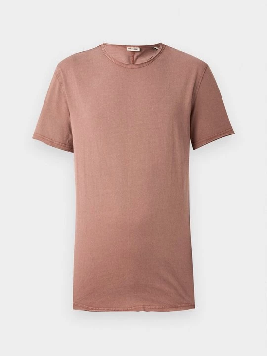 Foto van product T-shirt basic Only & Sons cognac