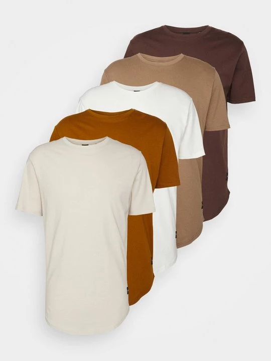 Foto van product T-shirt basic Only & Sons crème