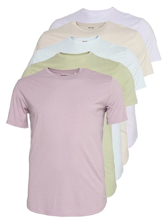 Foto van product T-shirt basic Only & Sons paars
