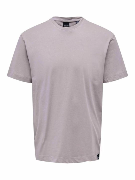 Foto van product T-shirt basic Only & Sons paars