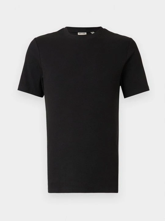 Foto van product T-shirt basic Only & Sons zwart