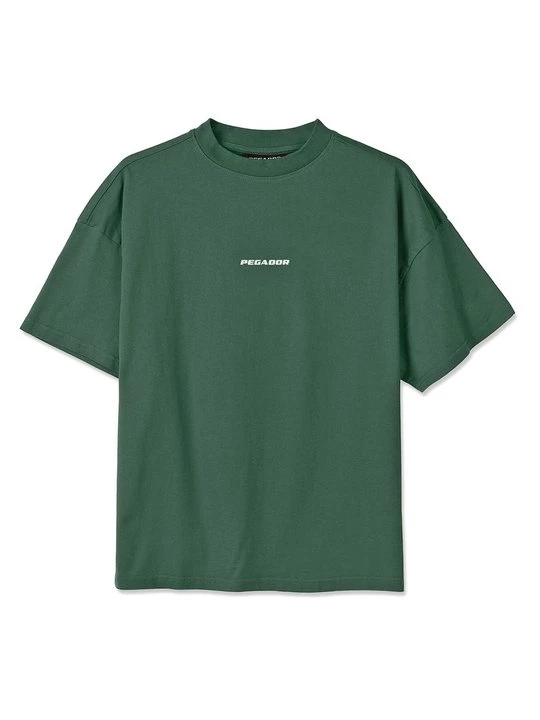 Foto van product T-shirt basic Pegador donkergroen