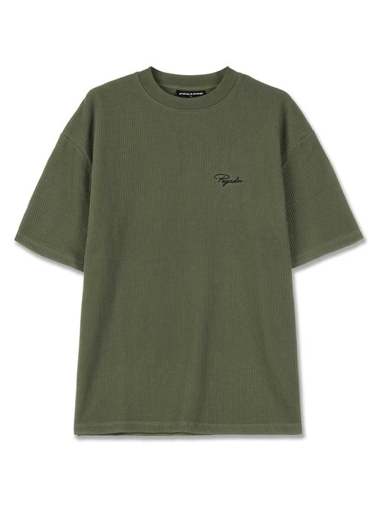 Foto van product T-shirt basic Pegador olijfgroen