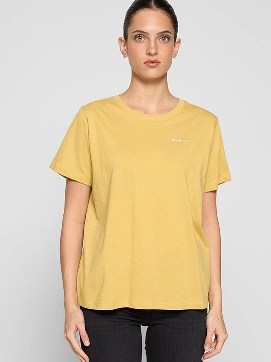 Foto van product T-shirt basic Pepe Jeans geel