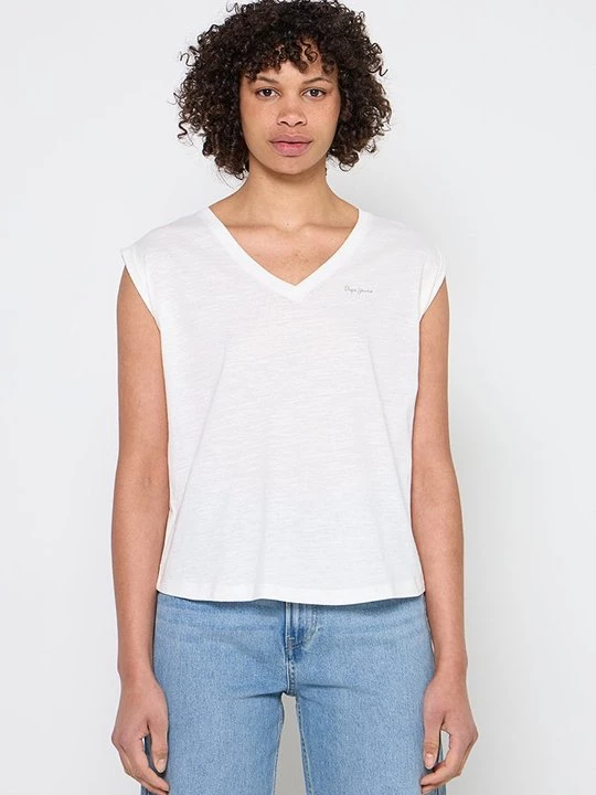 Foto van product T-shirt basic Pepe Jeans wit