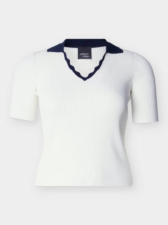 Foto van product T-shirt basic Persona by Marina Rinaldi wit