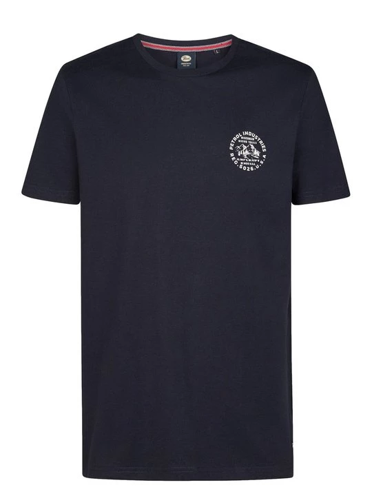 Foto van product T-shirt basic Petrol Industries blauw