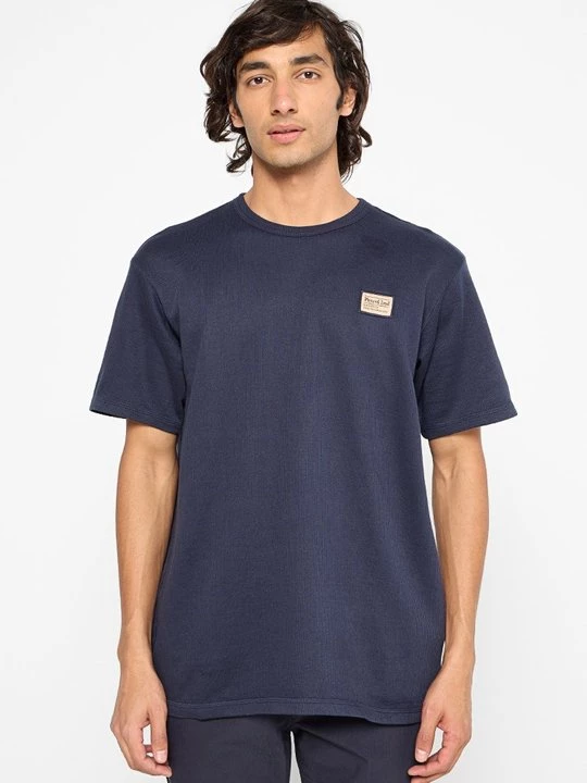 Foto van product T-shirt basic Petrol Industries donkerblauw