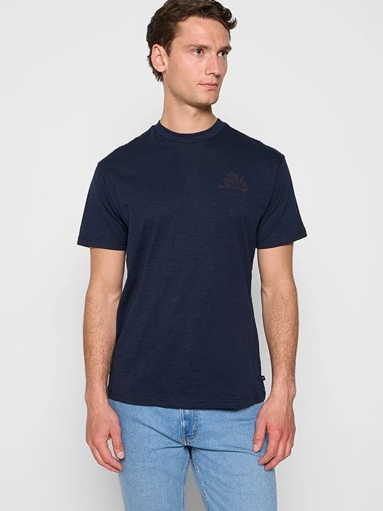 Foto van product T-shirt basic Petrol Industries donkerblauw