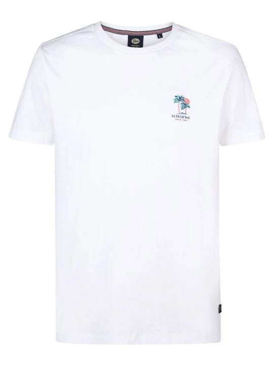 Foto van product T-shirt basic Petrol Industries wit