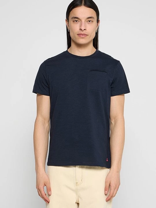Foto van product T-shirt basic Peuterey donkerblauw