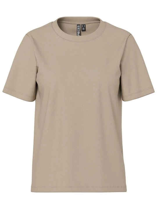 Foto van product T-shirt basic Pieces beżowy