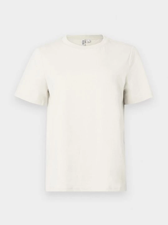 Foto van product T-shirt basic Pieces crème