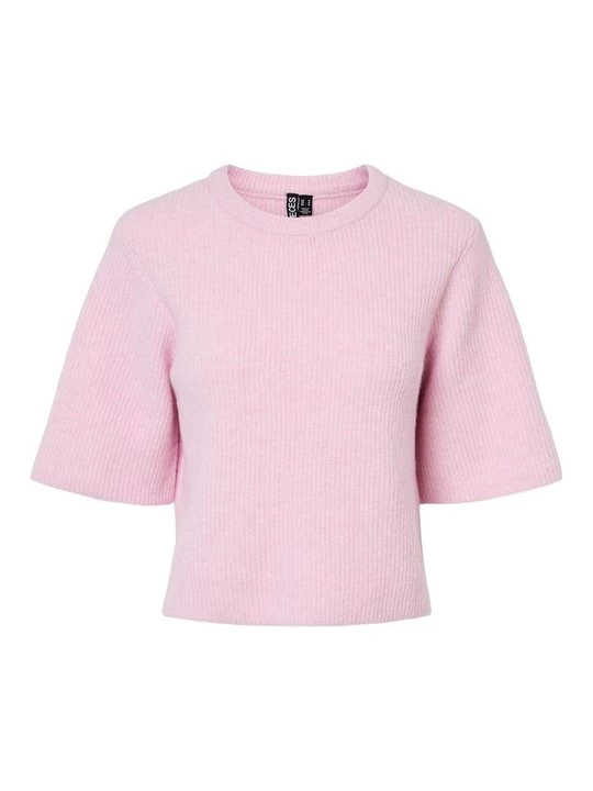 Foto van product T-shirt basic Pieces donkerroze