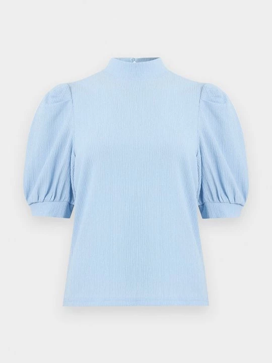 Foto van product T-shirt basic Pieces lichtblauw