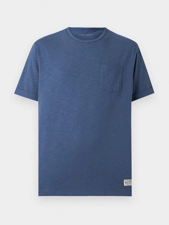 Foto van product T-shirt basic Pier One By Zalando blauw