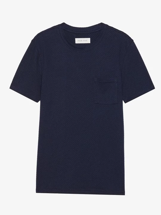 Foto van product T-shirt basic Pier One By Zalando donkerblauw