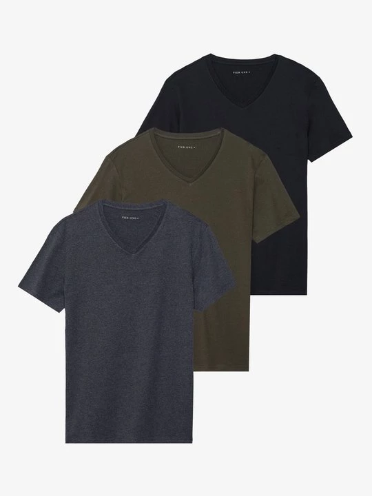 Foto van product T-shirt basic Pier One By Zalando donkergrijs