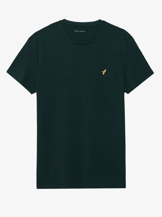 Foto van product T-shirt basic Pier One By Zalando donkergroen