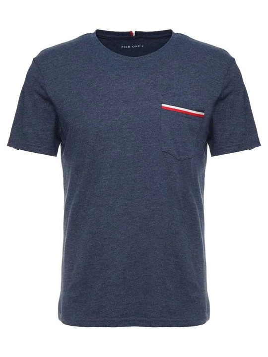 Foto van product T-shirt basic Pier One By Zalando gemêleerd donkerblauw