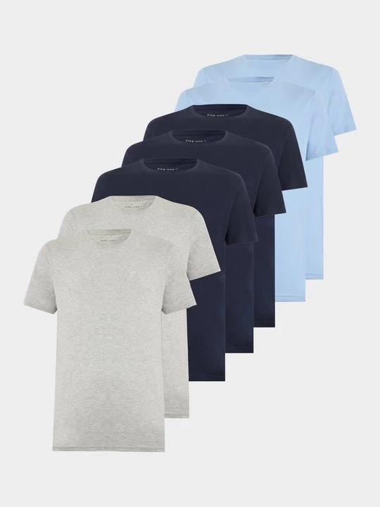 Foto van product T-shirt basic Pier One By Zalando grijs gemêleerd