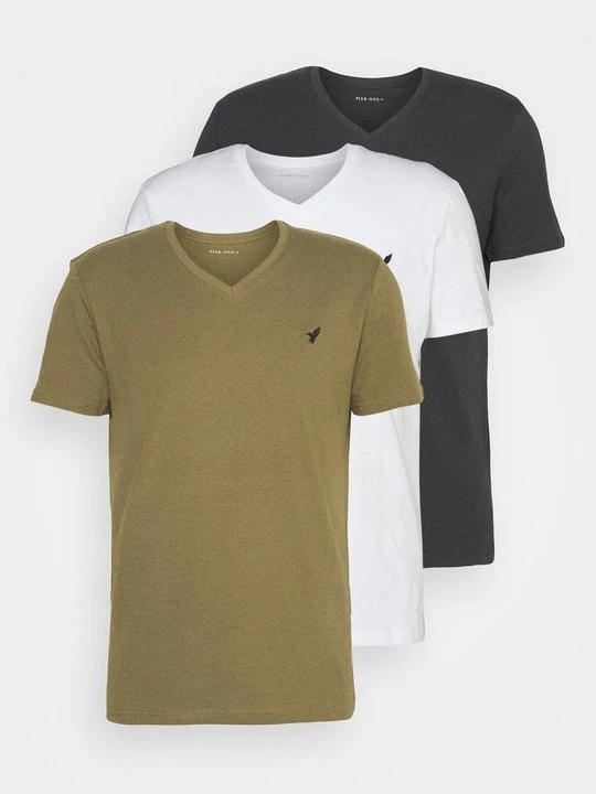 Foto van product T-shirt basic Pier One By Zalando wit