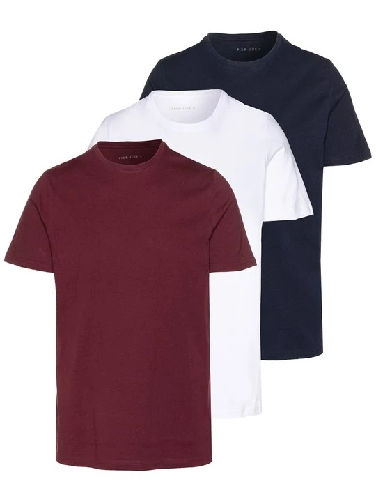 Foto van product T-shirt basic Pier One By Zalando wit