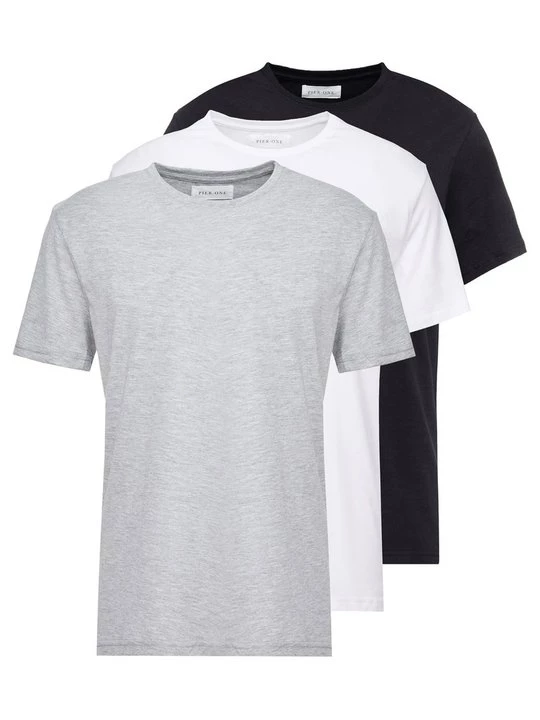 Foto van product T-shirt basic Pier One By Zalando wit