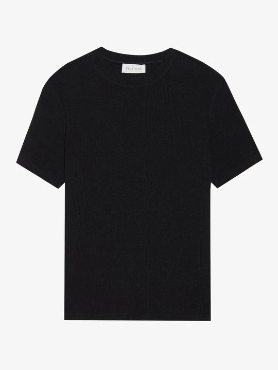 Foto van product T-shirt basic Pier One By Zalando zwart
