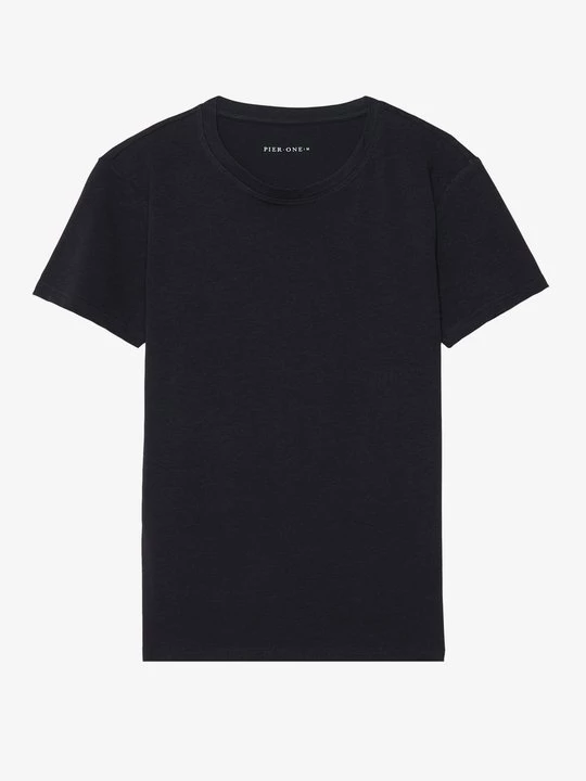 Foto van product T-shirt basic Pier One By Zalando zwart