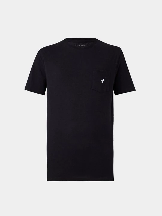 Foto van product T-shirt basic Pier One By Zalando zwart