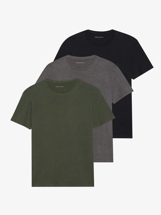 Foto van product T-shirt basic Pier One By Zalando zwart