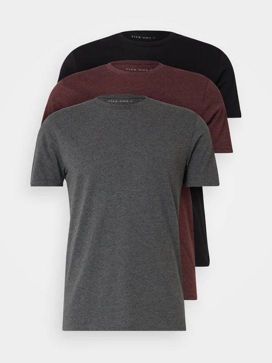 Foto van product T-shirt basic Pier One By Zalando zwart