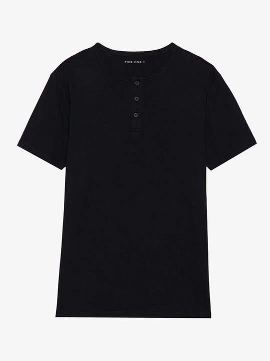 Foto van product T-shirt basic Pier One By Zalando zwart