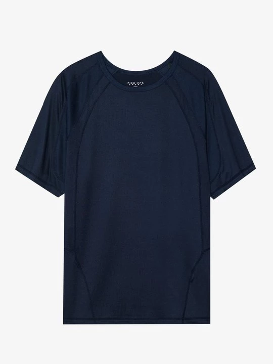 Foto van product T-shirt basic Pier One Sport By Zalando donkerblauw