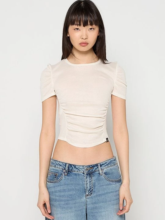 Foto van product T-shirt basic Pinko wit