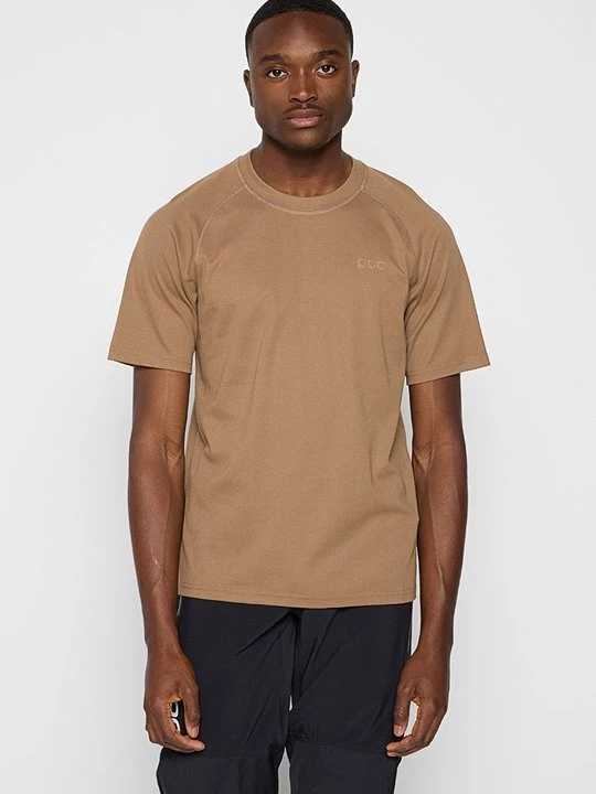 Foto van product T-shirt basic POC lichtbruin