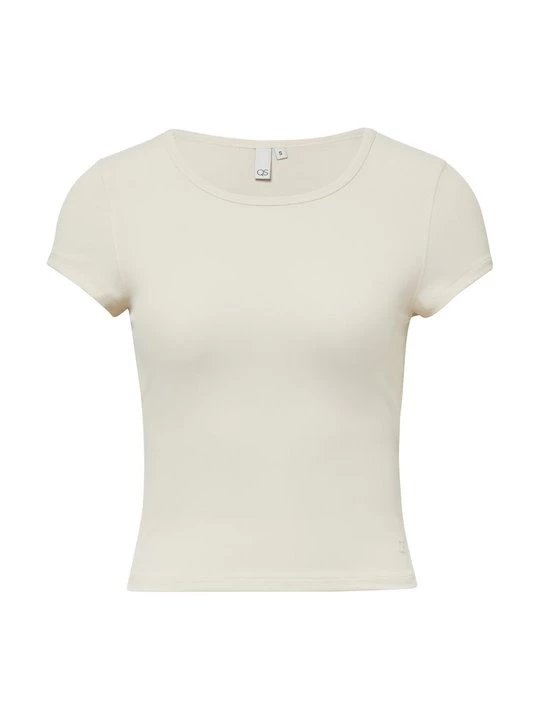 Foto van product T-shirt basic QS crème
