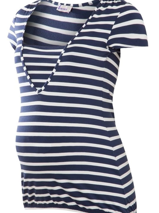 Foto van product T-shirt basic Queen Mum blauw