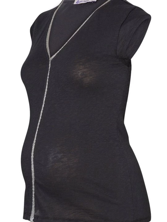 Foto van product T-shirt basic Queen Mum donkergrijs