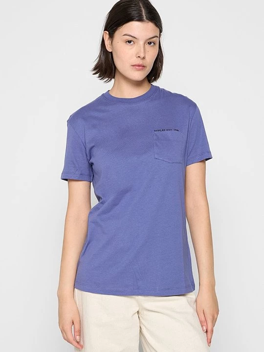 Foto van product T-shirt basic Replay blauw