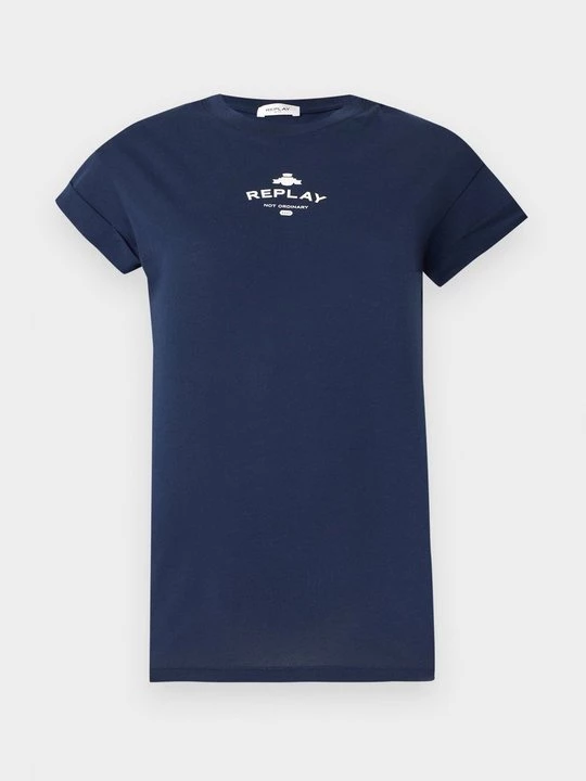 Foto van product T-shirt basic Replay donkerblauw