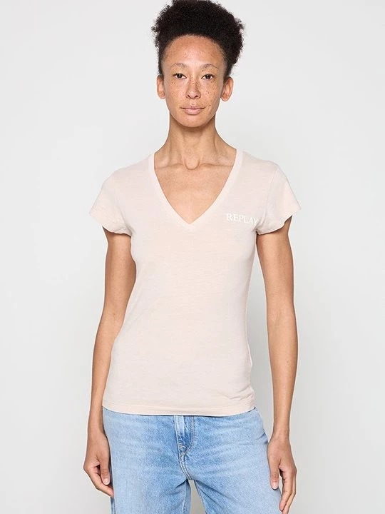 Foto van product T-shirt basic Replay grijs
