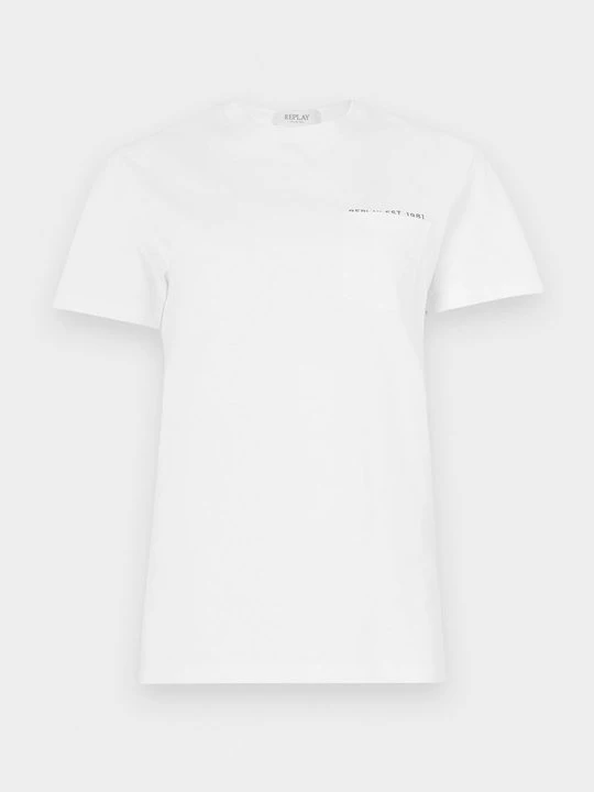 Foto van product T-shirt basic Replay lichtblauw denim
