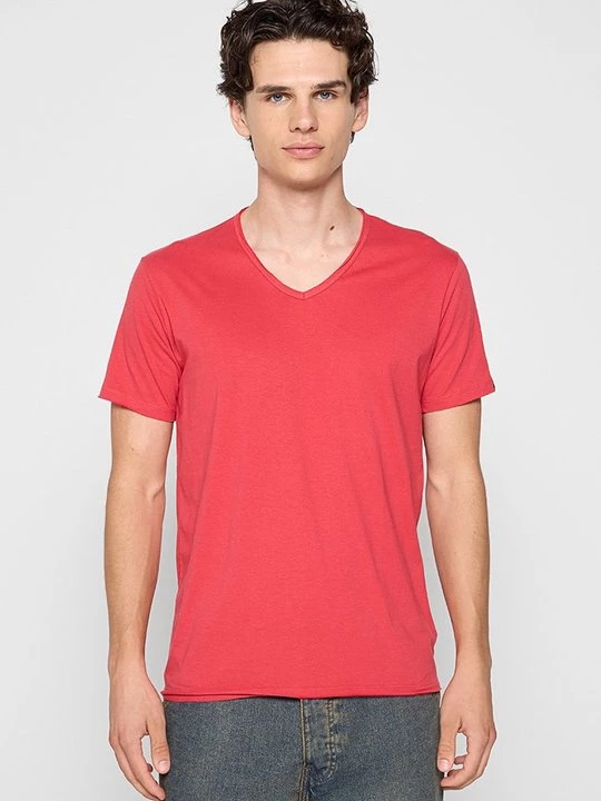 Foto van product T-shirt basic Replay lichtrood